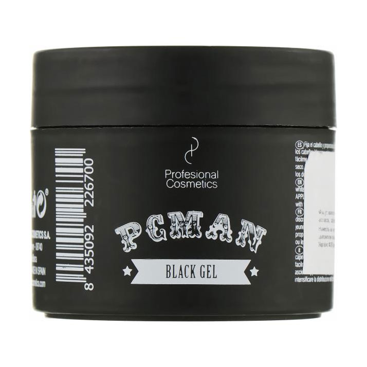 Чоловічий гель для укладки волосся Profesional Cosmetics C Man Black Gel чорний, 100 мл